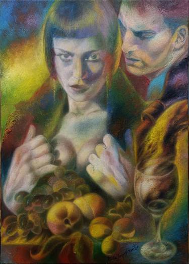 Print of Expressionism Women Paintings by Paola Imposimato