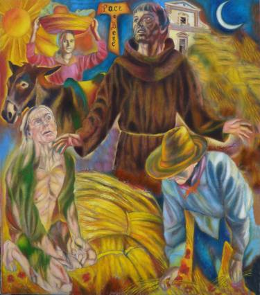 Print of Expressionism Religious Paintings by Paola Imposimato