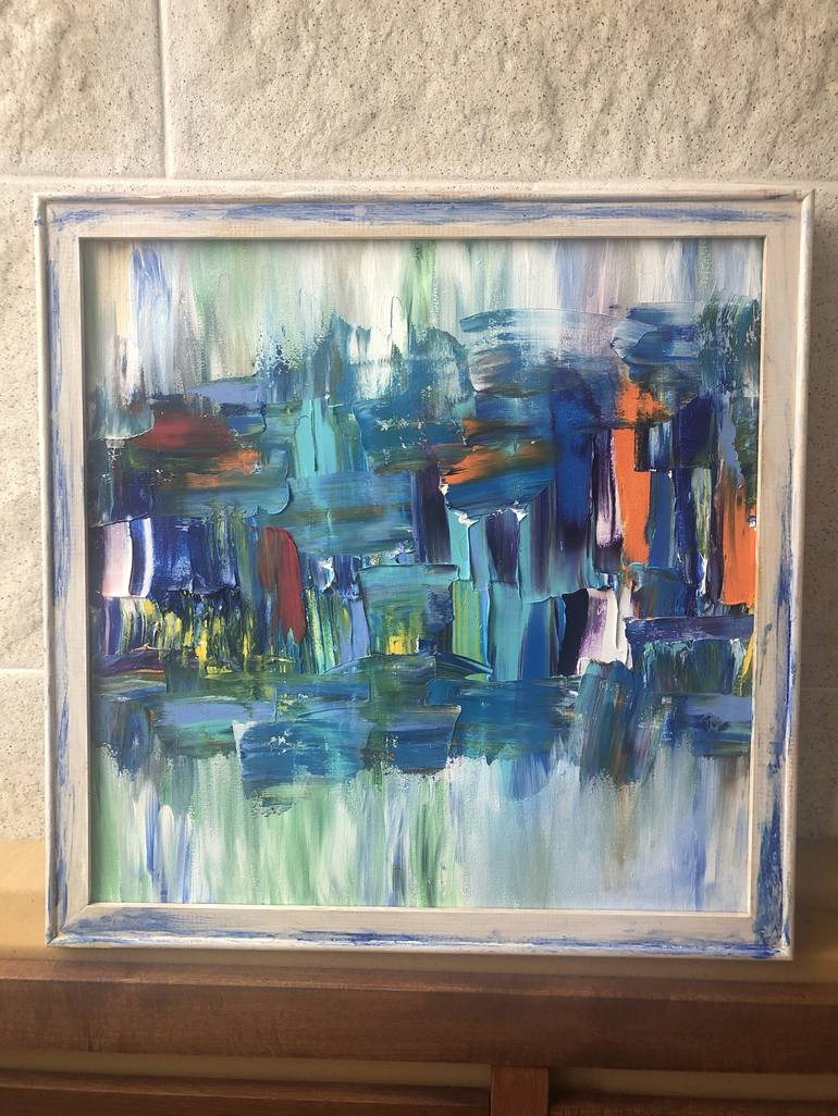 Original Abstract Expressionism Abstract Painting by Nataliia Diadyk