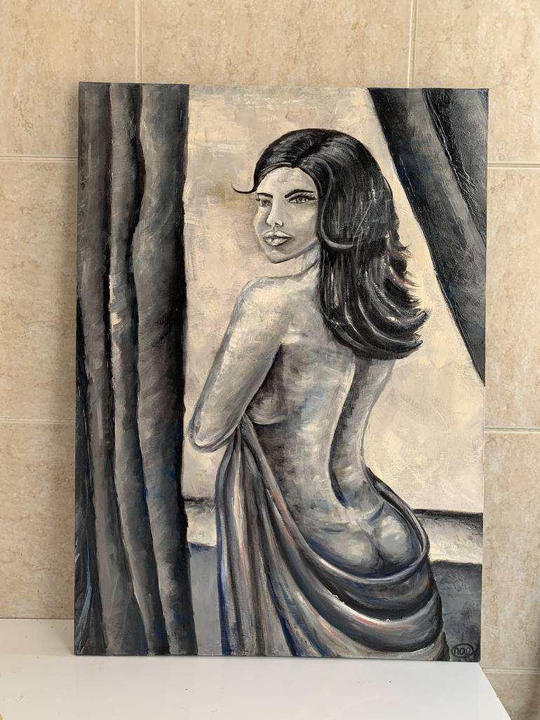 Original Women Painting by Nataliia Diadyk