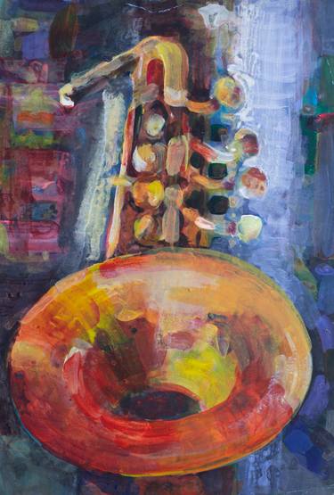 Print of Impressionism Music Paintings by Roman Karpov