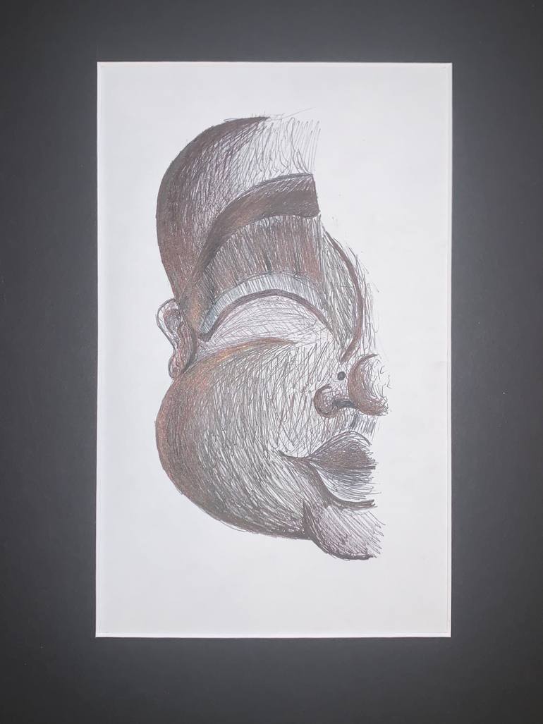 Original Abstract People Drawing by Isaiah Gifford