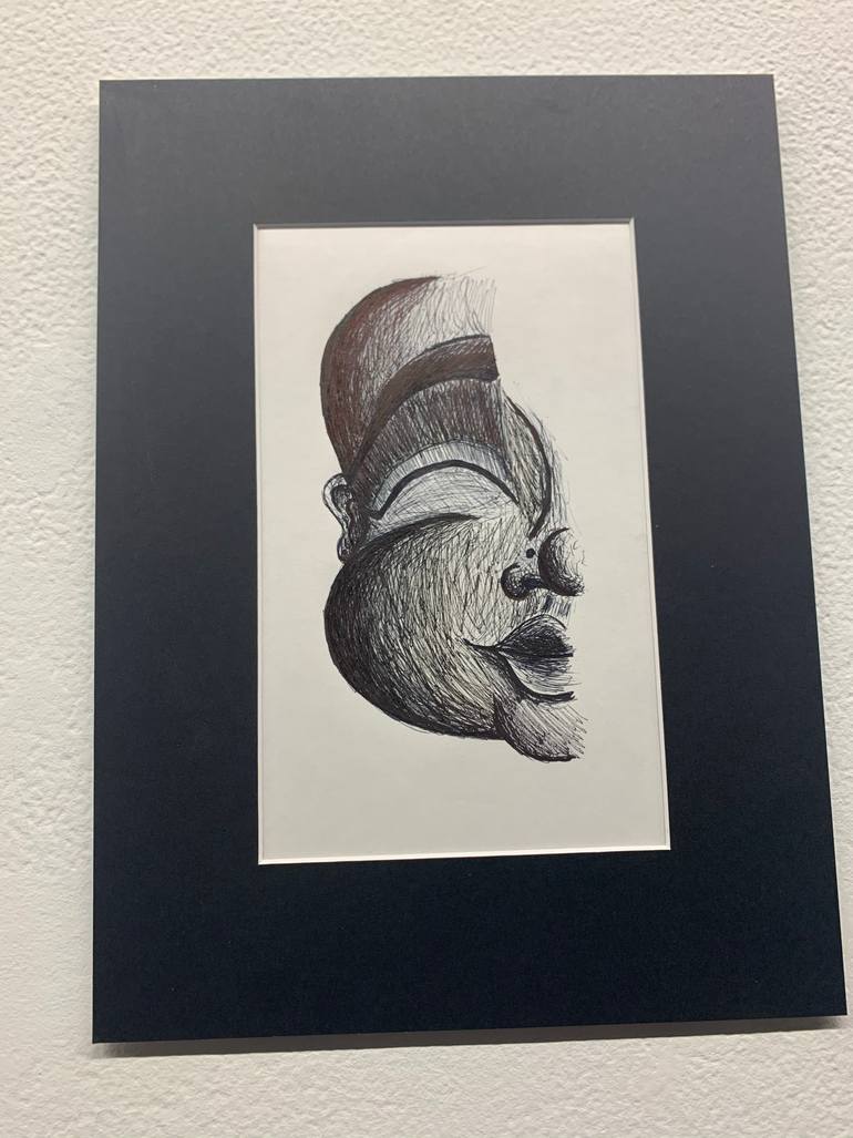 Original Abstract People Drawing by Isaiah Gifford