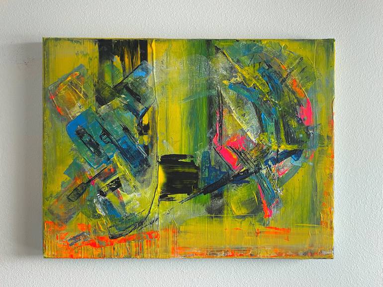 Original Abstract Expressionism Abstract Painting by OliTa Art