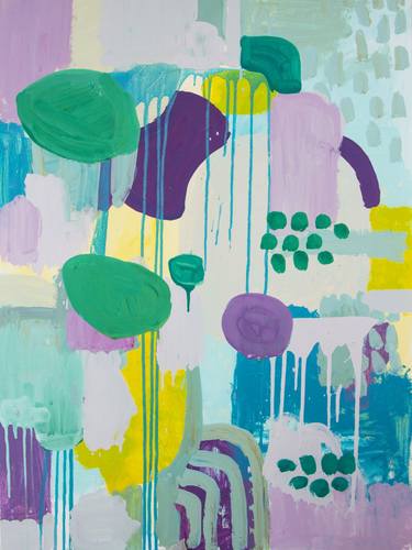 Original Abstract Expressionism Abstract Painting by Asya Uglova