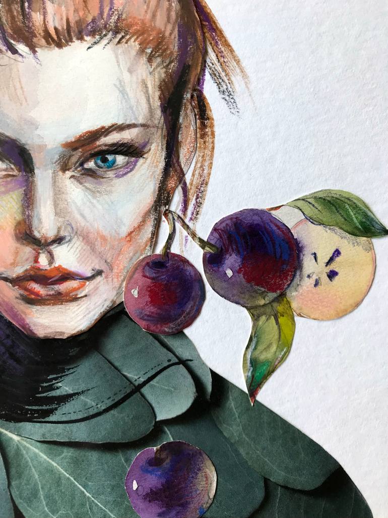 Original Figurative Women Mixed Media by Sofia Khaleeva