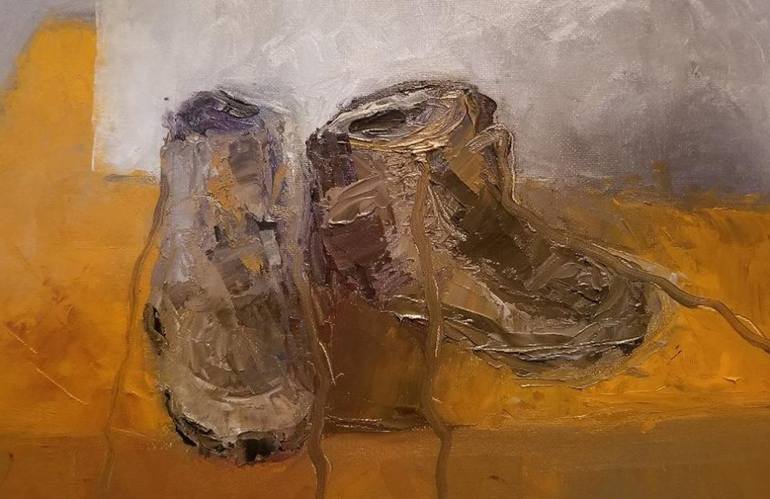 Boots Painting by Bob James | Saatchi Art