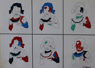 Print of Children Paintings by Mona Curtis