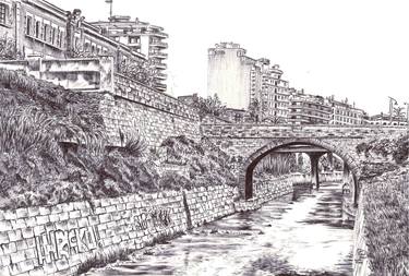 City. Ballpoint pen. thumb