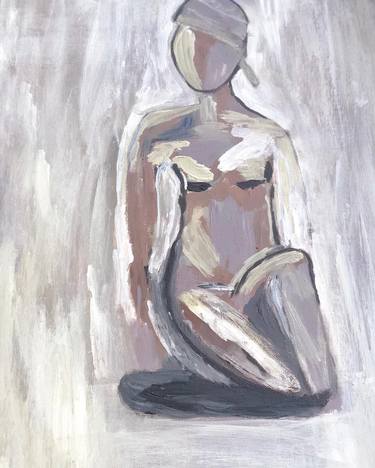 Original Figurative Nude Paintings by Nuné Shakhparonyan