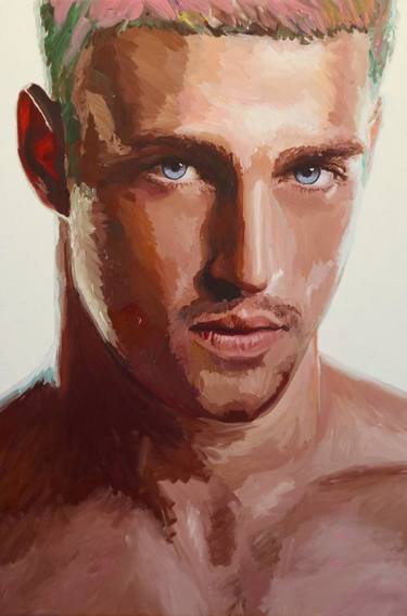 Original Figurative Portrait Paintings by Sophius from Paris