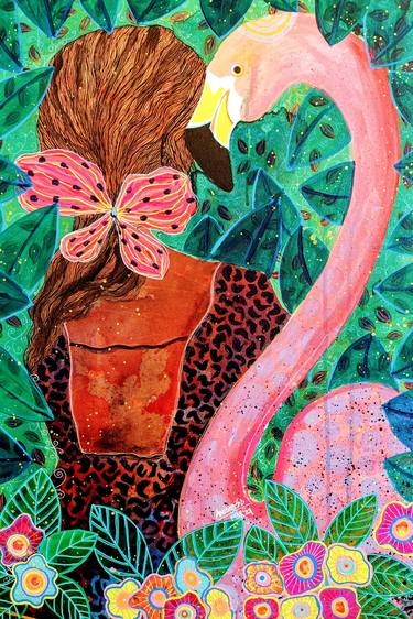 Print of Figurative People Paintings by Anissha Deshpande