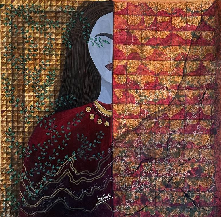 Original Art Deco Abstract Paintings by Anissha Deshpande