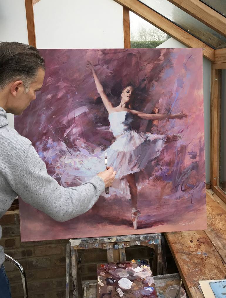 Original Contemporary Fashion Painting by Antony Hinchliffe