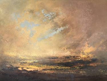 Print of Abstract Landscape Paintings by antony hinchliffe