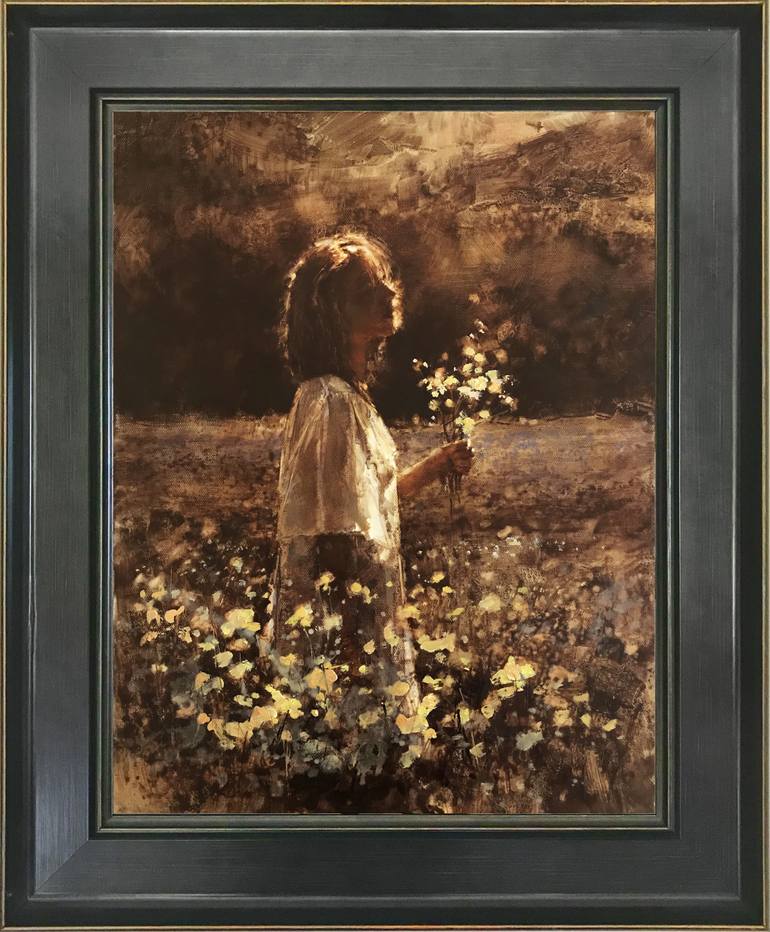 Original Expressionism People Painting by Antony Hinchliffe