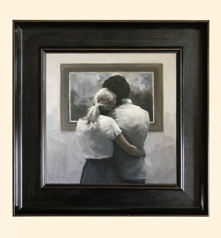 Original Expressionism Love Painting by Antony Hinchliffe