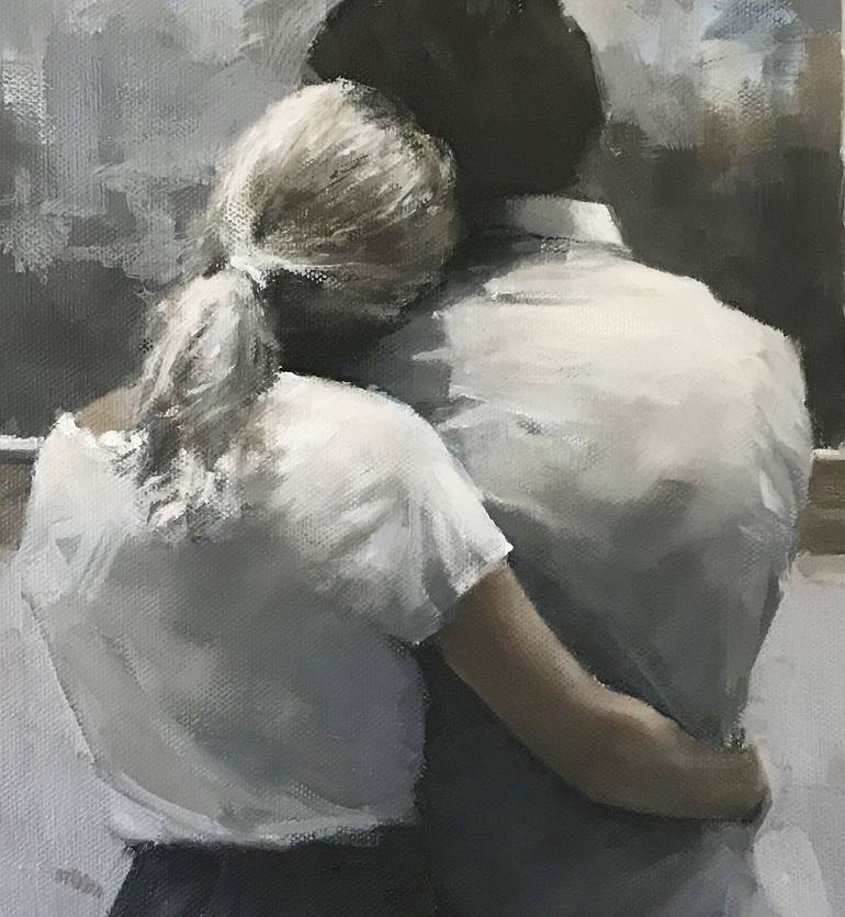 Original Expressionism Love Painting by Antony Hinchliffe
