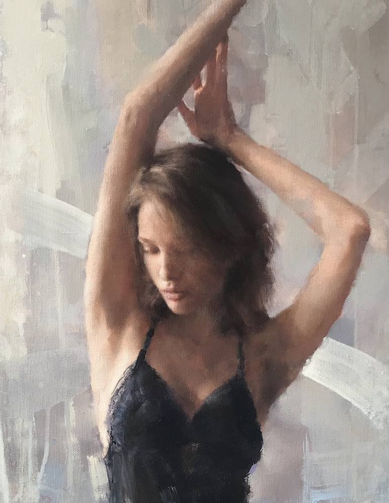 Original Figurative Women Painting by Antony Hinchliffe