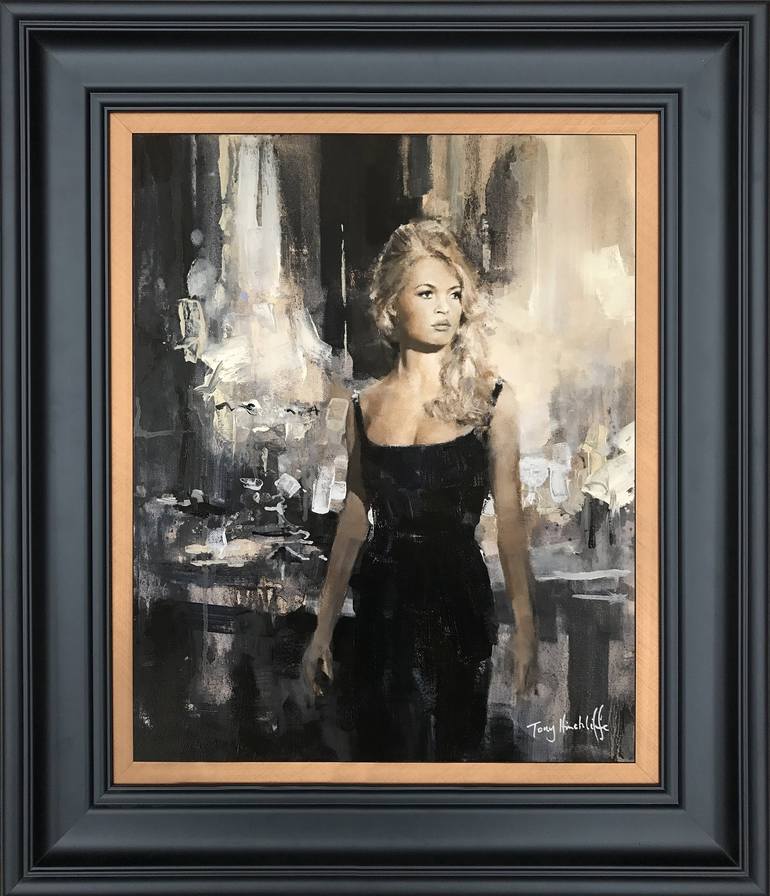 Original Figurative Portrait Painting by antony hinchliffe