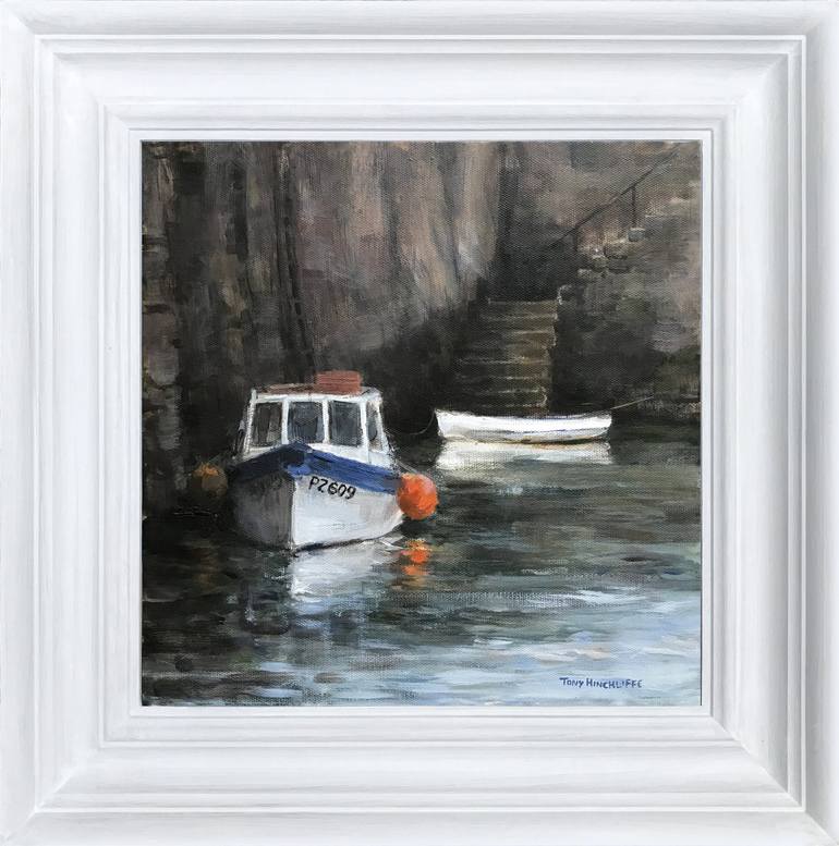 Original Fine Art Seascape Painting by antony hinchliffe