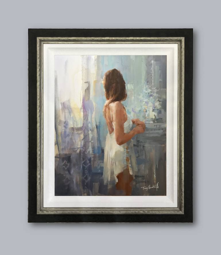 Original Figurative Love Painting by antony hinchliffe