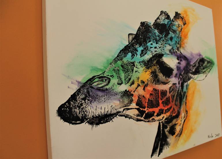 Original Modernism Animal Painting by Nicla Fiorentino