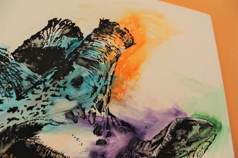 Original Modernism Animal Painting by Nicla Fiorentino