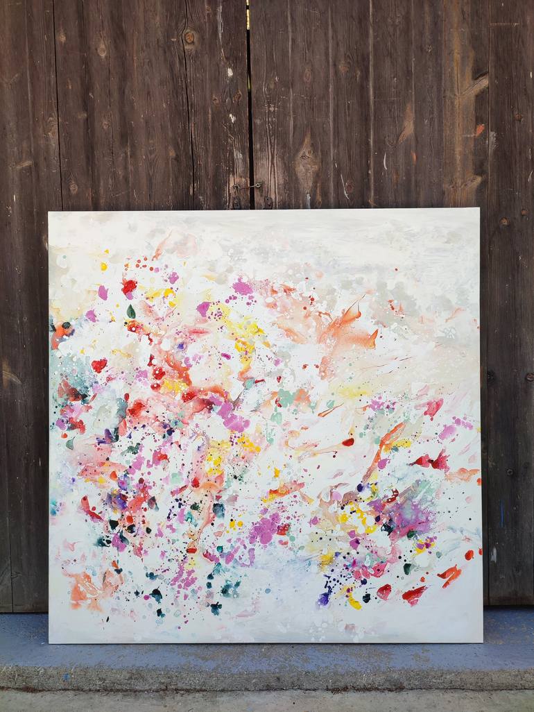 Original Contemporary Abstract Painting by Laura Alonso Medina