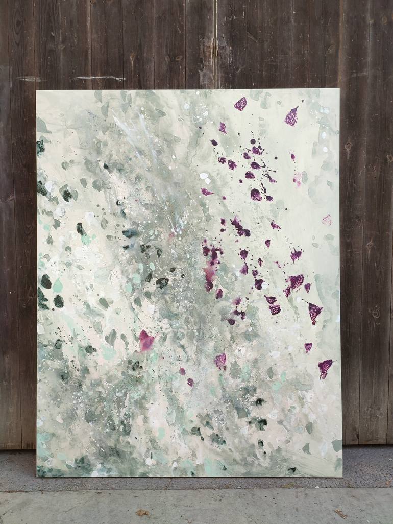 Original Abstract Nature Painting by Laura Alonso Medina