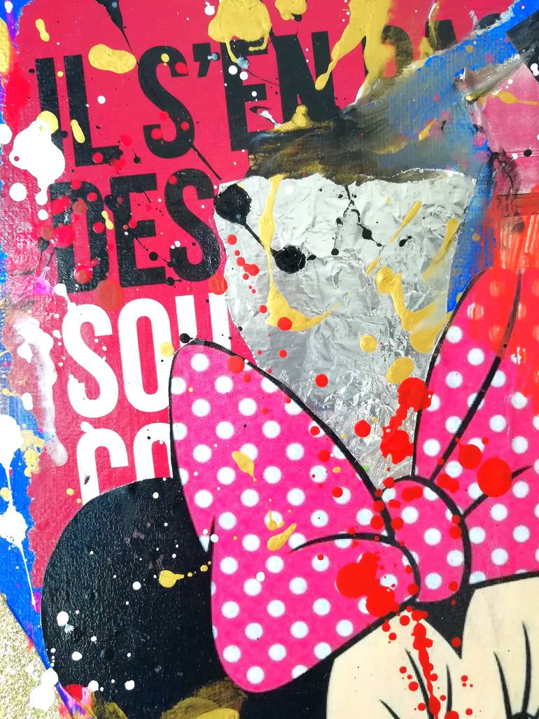 Original Abstract Pop Culture/Celebrity Collage by Alina Zvyagintceva 