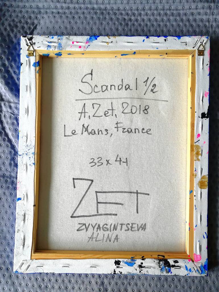 Original Abstract Pop Culture/Celebrity Collage by Alina Zvyagintceva 