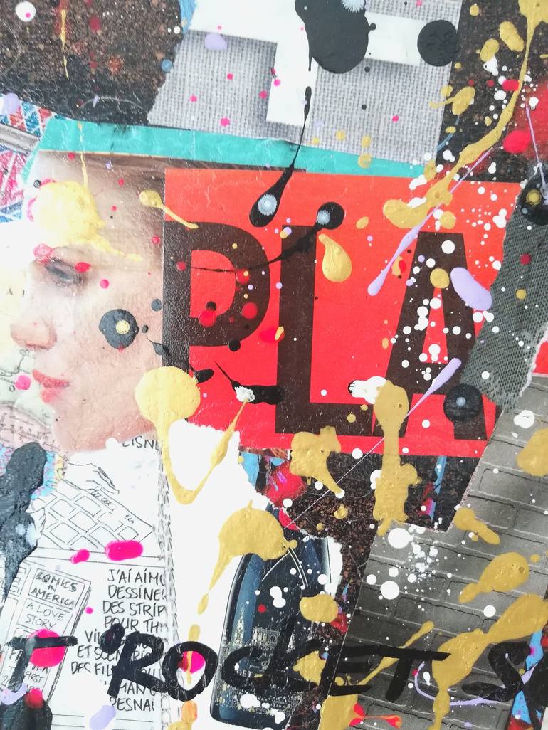 Original Modern Abstract Collage by Alina Zvyagintceva 
