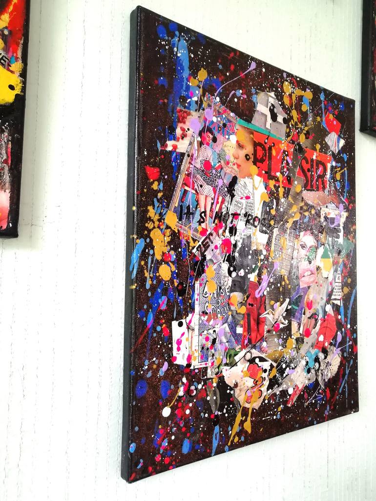 Original Modern Abstract Collage by Alina Zvyagintceva 