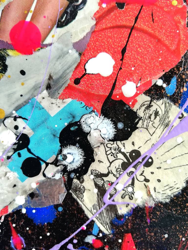 Original Modern Abstract Collage by Alina Zvyagintceva 