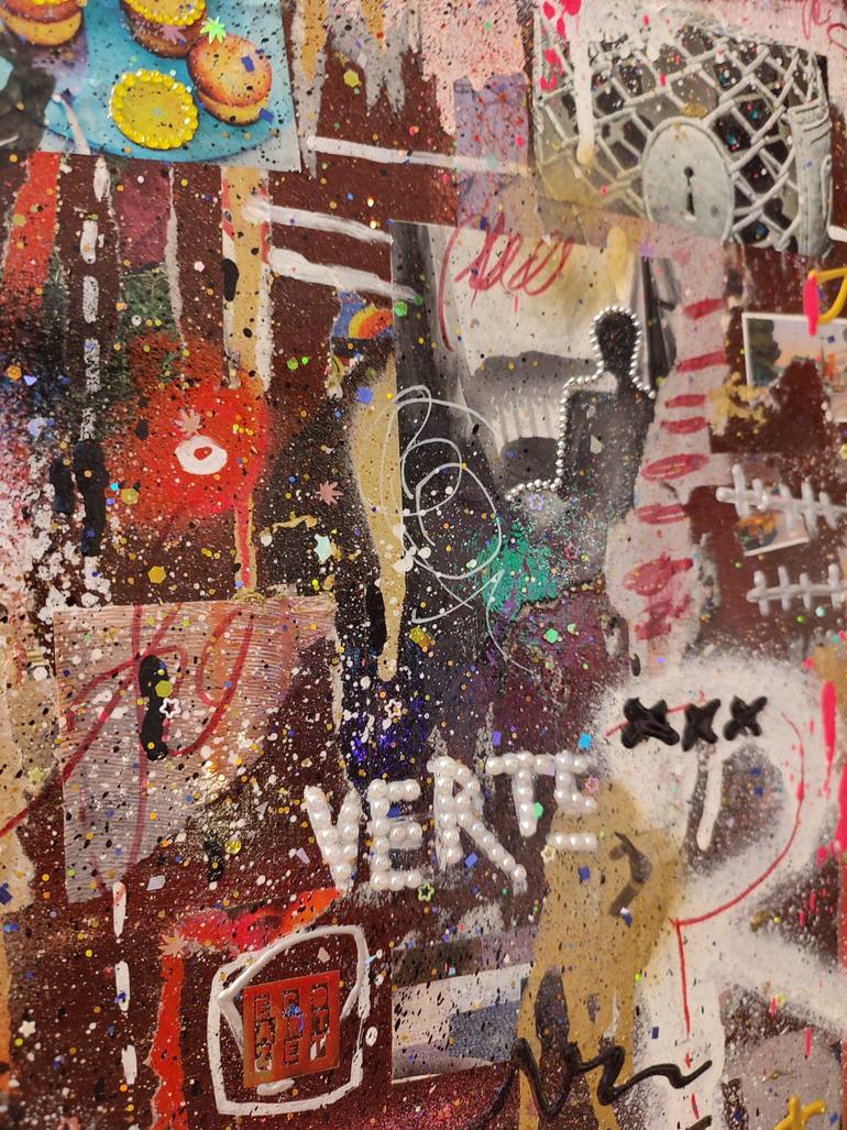 Original Modernism Abstract Collage by Alina Zvyagintceva 