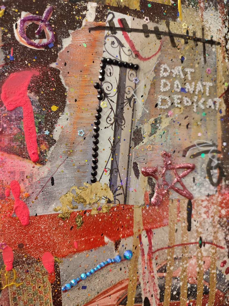 Original Modernism Abstract Collage by Alina Zvyagintceva 