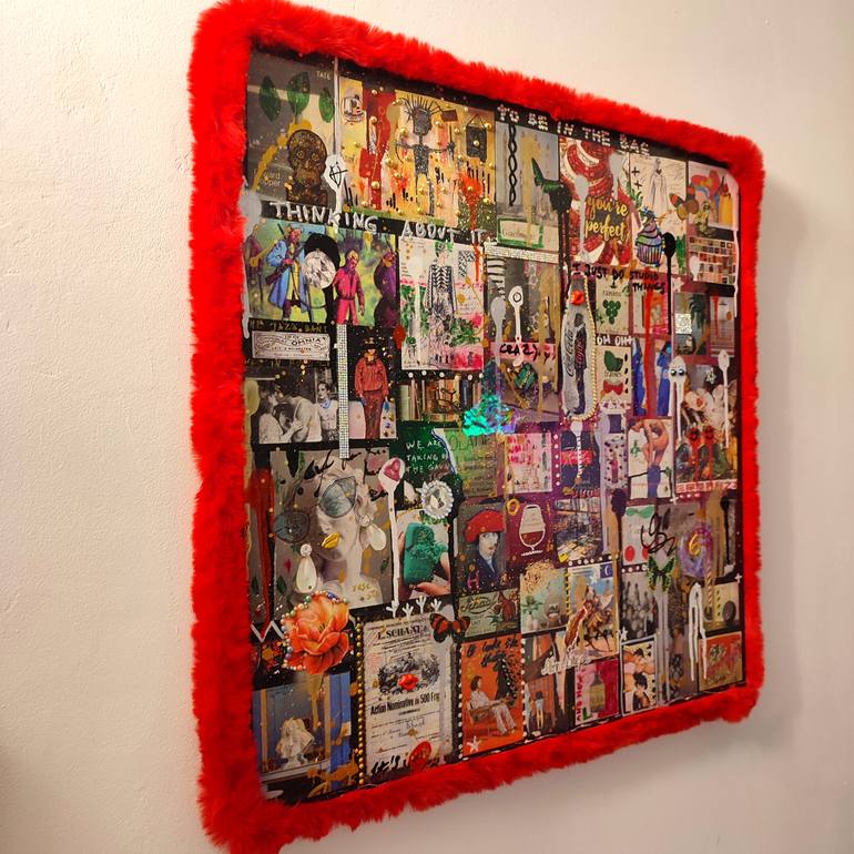 Original Modernism Abstract Collage by Alina Zvyagintceva 