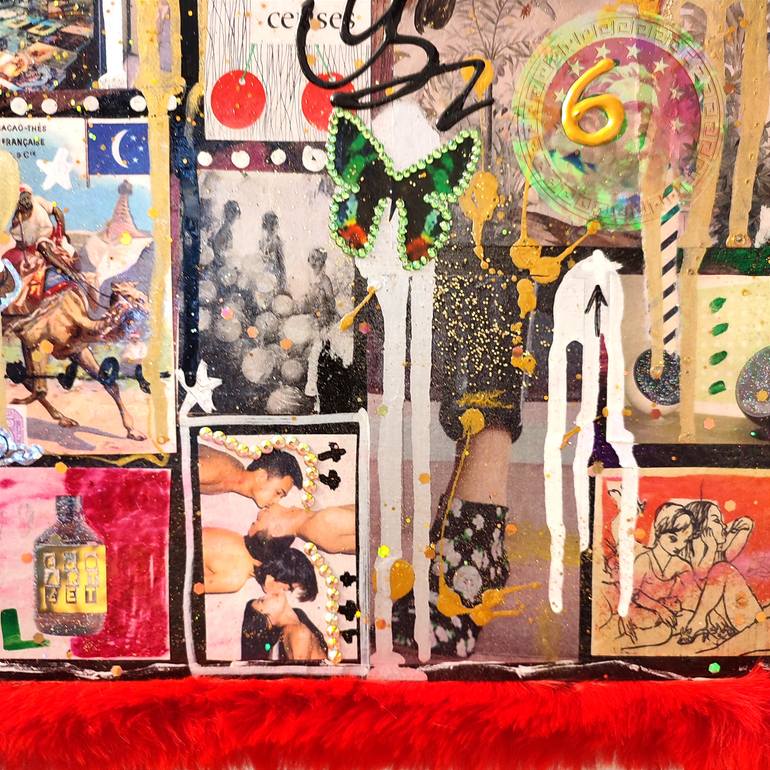 Original Modernism Abstract Collage by Alina Zvyagintceva 