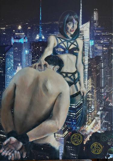 Original Figurative Erotic Paintings by Lina Bo