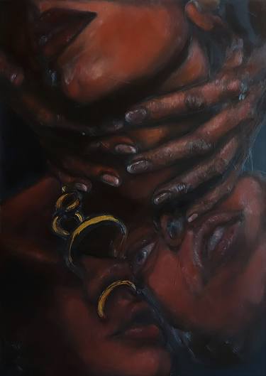 "Connection", original oil on canvas thumb
