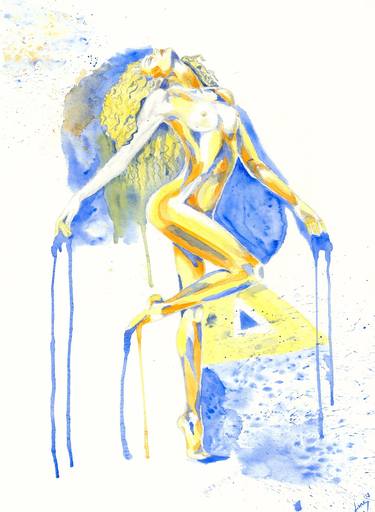 Print of Figurative Nude Paintings by Lina Bo