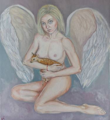Original Conceptual Nude Paintings by Lina Bo