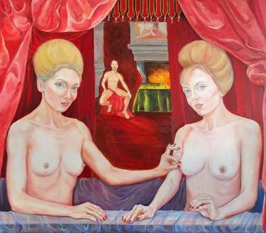 Print of Modern Erotic Paintings by Lina Bo