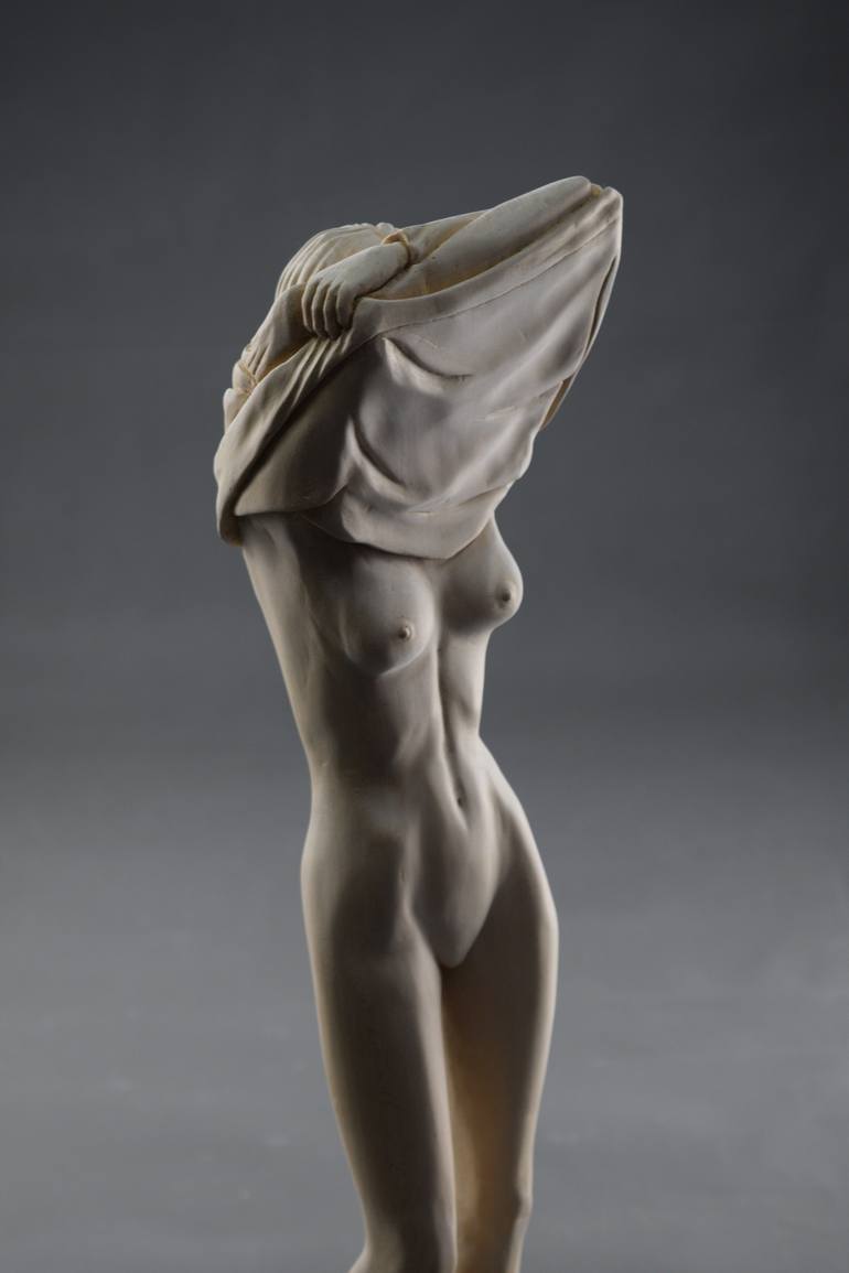 Original Fine Art Nude Sculpture by Lee Forester