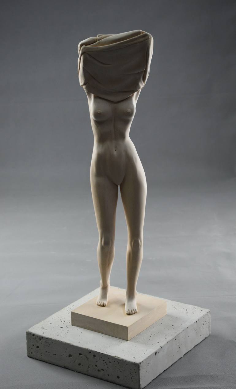 Original Fine Art Nude Sculpture by Lee Forester