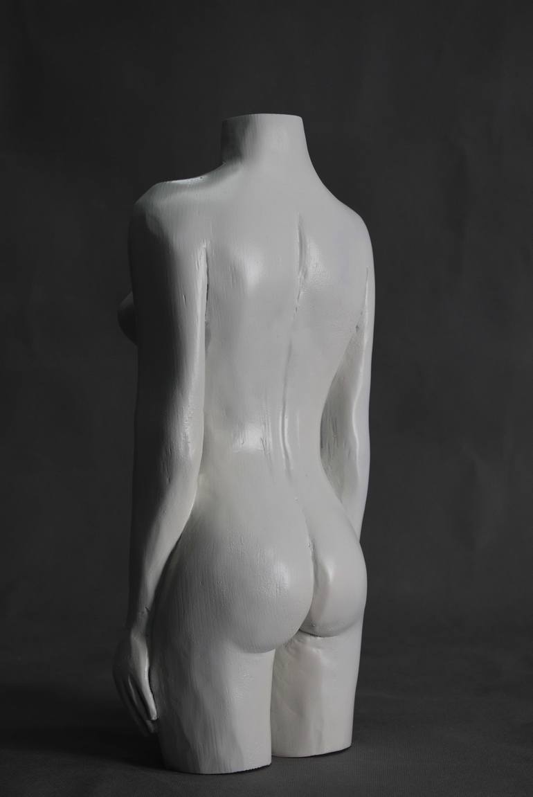 Original Modern Nude Sculpture by Lee Forester