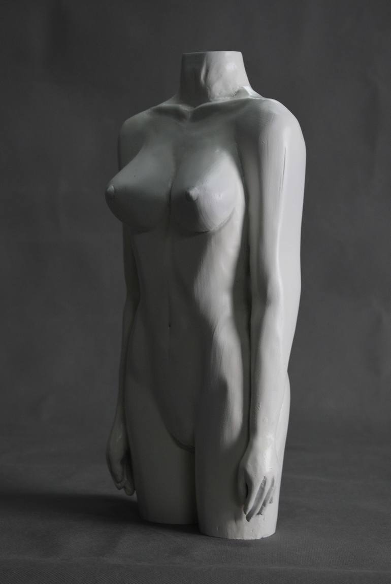 Original Modern Nude Sculpture by Lee Forester