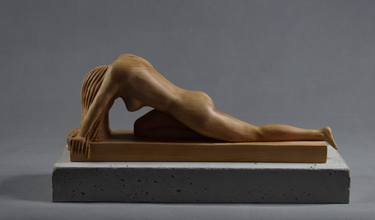 Original Realism Nude Sculpture by Lee Forester