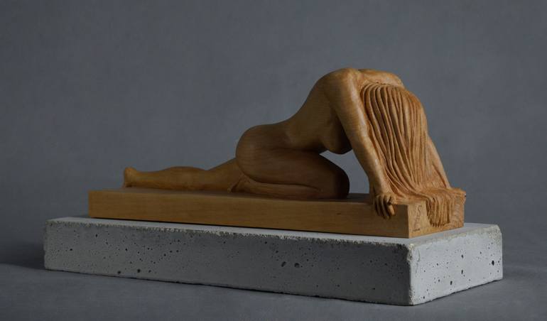 Original Realism Nude Sculpture by Lee Forester